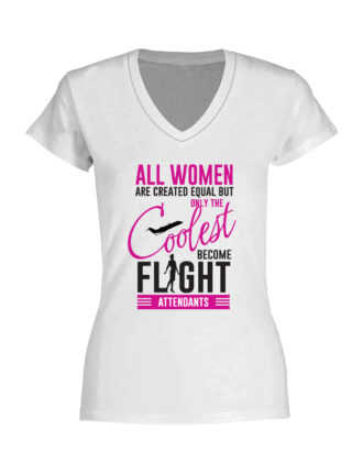 playera-coolest-flight-attendant