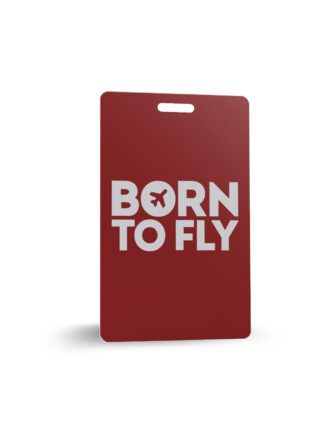 BAG TAG BORN TO FLY
