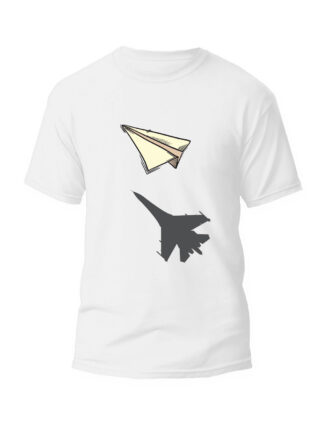 PLAYERA AVIÓN PAPEL